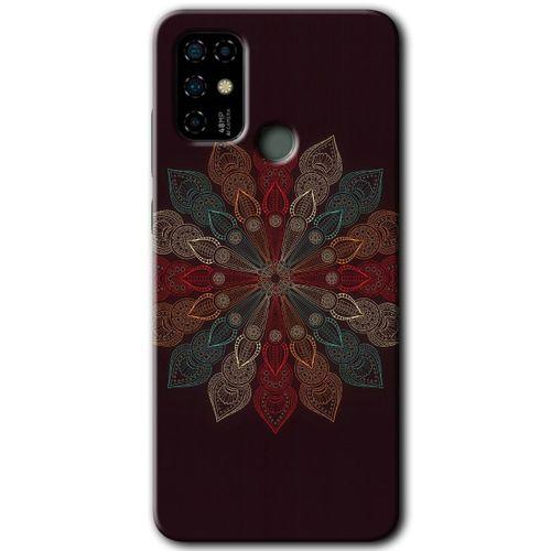 Casper Via F20 Kılıf HD Desen Baskılı Arka Kapak - Mandala Flower Wal