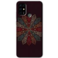 Casper Via F20 Kılıf HD Desen Baskılı Arka Kapak - Mandala Flower Wal