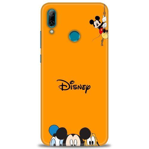 Huawei P Smart 2019 Kılıf HD Baskılı Kılıf - Turuncu Disney + Tam Ekran Koruyucu