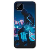 MRCİLETİSİM Realme C11 Kılıf Baskılı Kapak - Spill Boy + 5D Tam Kaplayan Cam