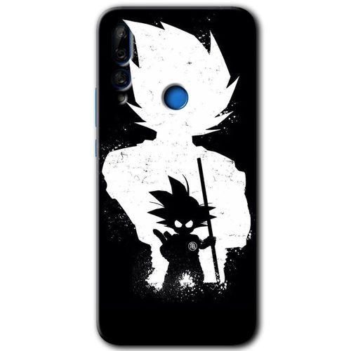 MRCİLETİSİM Huawei Y9 Prime 2019 Kılıf HD Desen Baskılı Arka Kapak + Temperli Cam - Anime