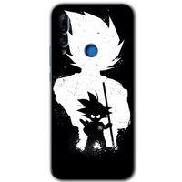 MRCİLETİSİM Huawei Y9 Prime 2019 Kılıf HD Desen Baskılı Arka Kapak + Temperli Cam - Anime
