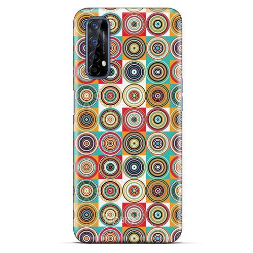 Oppo Realme 7 Kılıf Pastel Renkler (44) Tough Armor Kılıf Karışık Renkli