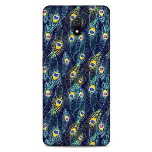 Xiaomi Redmi 8A Kılıf Desenli Özel Seri Tüyler (10) Full Koruma Kılıfı