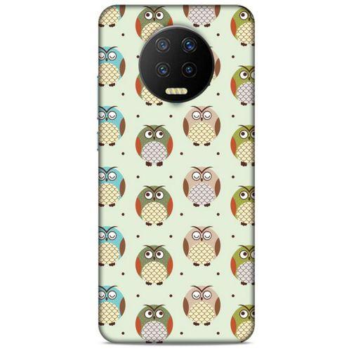 Lopard İnfinix Note 7 Uyumlu Kılıf Baykuşlar (17) Tasarım Kılıf
