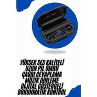 Yeni Nesil Android Ve İos Uyumlu Siyah Profesyonel  Kulaklığı