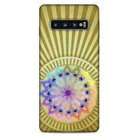 Samsung Galaxy S10 Kılıf Desenli Özel Seri Tüyler (27) Tasarımlı Kılıf