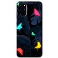 Potkal Hediye Fabrikası Samsung Galaxy S20 Plus Kılıf HD Desen Baskılı Arka Kapak - Lighter Butterfly