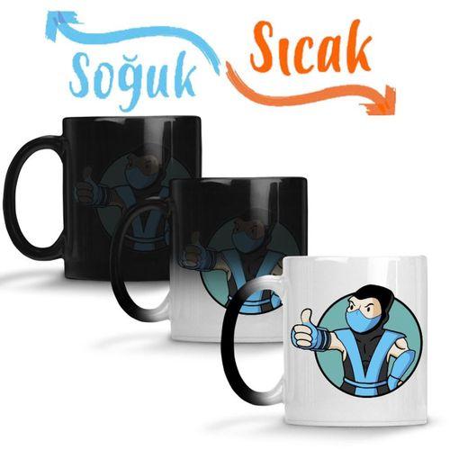 Sub Zero Vault Boy Sihirli Kupa Bardak Porselen