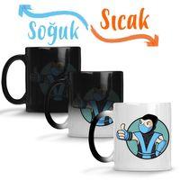 Sub Zero Vault Boy Sihirli Kupa Bardak Porselen