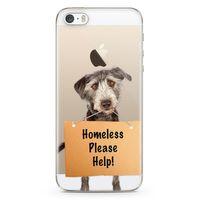 Apple iPhone 5s Kılıf Sokak Köpeği Arka Kapak Koruma Desenli Full Koruyucu