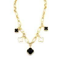 Vc Yonca Kolye - Siyah