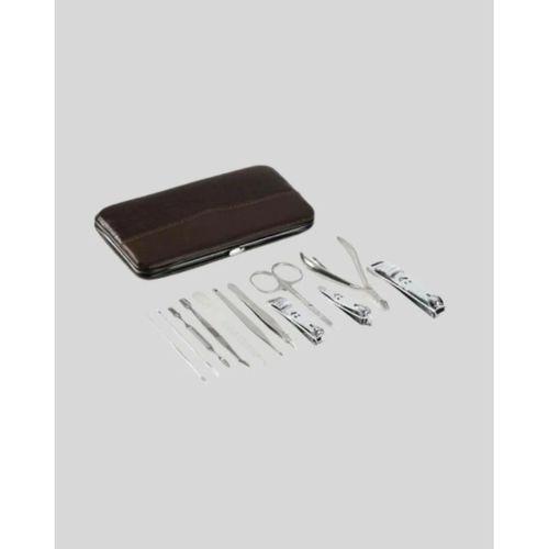 Profesyonel Tırnak Bakım Seti Çelik Aletli Şık Deri Çantalı