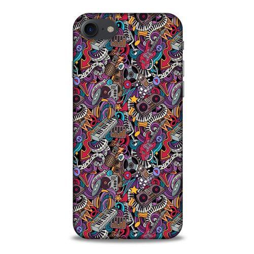 Retro (2) Desen Kabı Renkli Apple Iphone 8 Kılıf