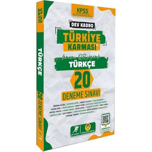 KPSS Türkiye Karması Türkçe 20 Deneme Tasarı Yayınları