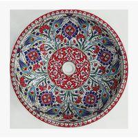 CAN SERAMİK - EL YAPIMI DESENLİ KÜTAHYA ÇİNİ LAVABO
