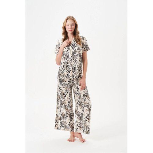 Kadın Pijama Takımı - Düğmeli