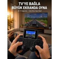 Retro Oyun Konsolu 520 Klasik Oyunlu Şarj Edilebilir El Konsolu
