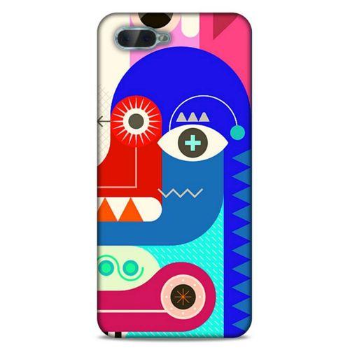 Lopard Oppo Rx17 Neo Uyumlu Kılıf Soyut Sanat (13) Baskılı Silikon Kap