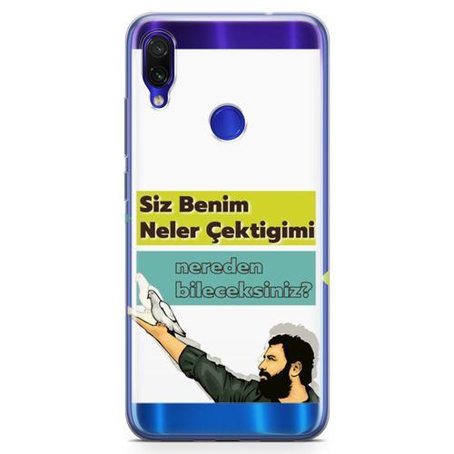 Xiaomi Redmi Note 7 Kılıf Caps Ahmet Kaya Arka Kapak Koruma Desenli Full Koruyucu