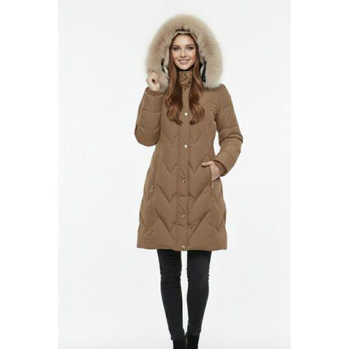 Kadın Spor Kapüşonlu İçi Peluş Mont M5308 BGL-ST04893