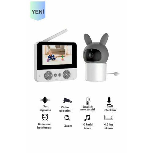 Bebek Kamerası Kumandalı Monitörlü Karşılıklı Konuşma Özellikli , Hatırlatıcılı Ip Bebek Kamerası