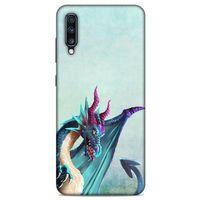 Samsung Galaxy A70s Kılıf Dragons (19) Kılıfları Mavi Ejderha
