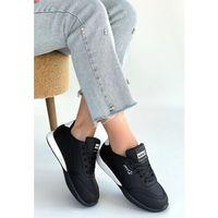 Tawen Siyah Cilt Bağcıklı Spor Ayakkabı