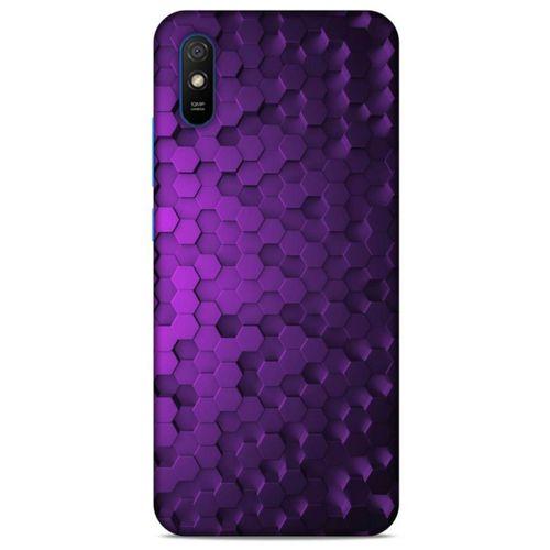 Xiaomi Redmi 9A Uyumlu Kılıf Mor Delisi (4) Koruma Kılıfı Altıgen