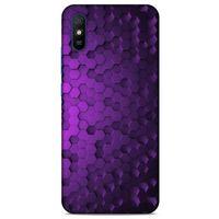Xiaomi Redmi 9A Uyumlu Kılıf Mor Delisi (4) Koruma Kılıfı Altıgen