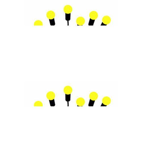 2'li Bahçe Çiti 6'lı Renkli Güneş Enerjili Led Lamba Royaleks-1085