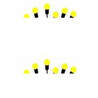 2'li Bahçe Çiti 6'lı Renkli Güneş Enerjili Led Lamba Royaleks-1085