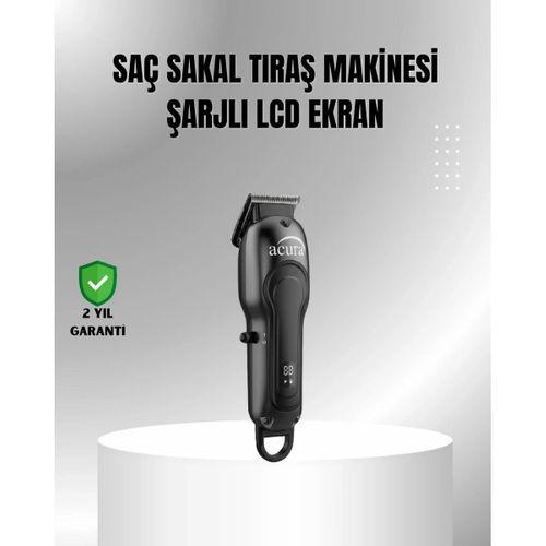 7000 Rpm Güçlü Motorlu Lcd Göstergeli Şarjlı Tıraş Makinesi