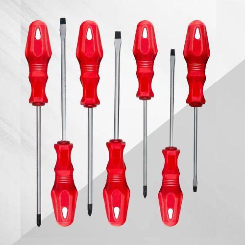 7 Li Tornavida Seti 4 Adet Düz - 3 Adet Yıldız Tornavida