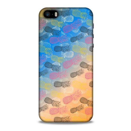 Frutix Ananas 01 Apple iPhone SE Kılıf Desenli Silikon