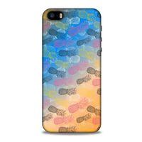 Frutix Ananas 01 Apple iPhone SE Kılıf Desenli Silikon