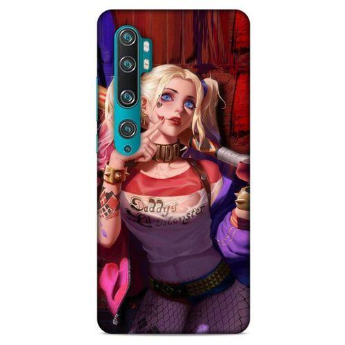 Xiaomi Mi Note 10 Uyumlu Kılıf Harley Quinn (21) Koruyucu Kapak Kırmızı