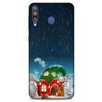 Samsung Galaxy M30 Kılıf Snowix (7) Telefon Kılıfı Koyu Yeşil
