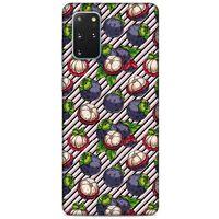 Frutix Mangosteen 02 Samsung Galaxy S20 Plus Kılıf Desenli Silikon