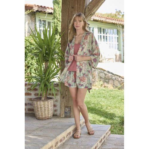 Desenli 3'lü Alt Üst Takım