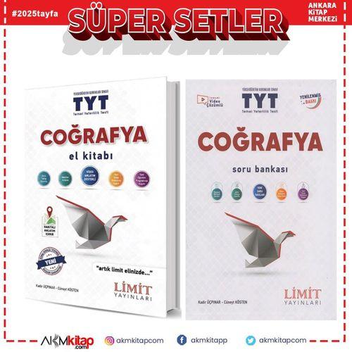 Limit Yayınları TYT Coğrafya Soru Bankası ve Coğrafya El Kitabı 2 Kitap Set