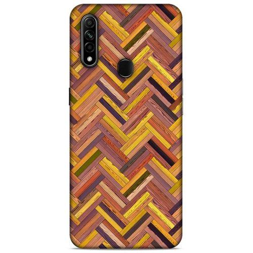 Lopard Oppo A31 Uyumlu Kılıf Wood'X (39) Liquid Crystal Kılıf Baskılı