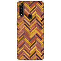 Lopard Oppo A31 Uyumlu Kılıf Wood'X (39) Liquid Crystal Kılıf Baskılı