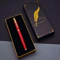 Tüylü Kalem Motif Kutulu Kırmızı Roller Kalem