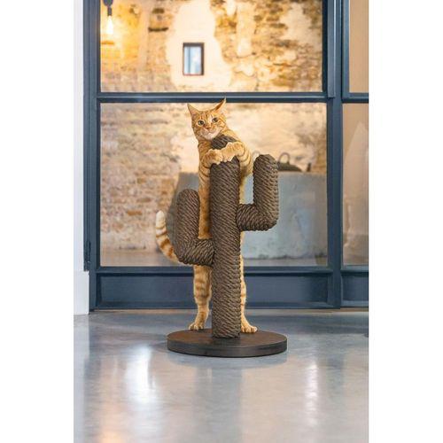 Beeztees DBL Kedi Tırmalama, Boz Siyah, 35x35x60cm