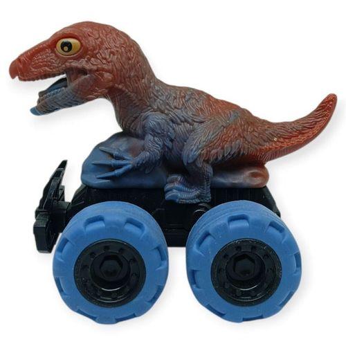 Sürtmeli Dinazor Arabalar 12 cm - H-20 - T-Rex -Kahverengi