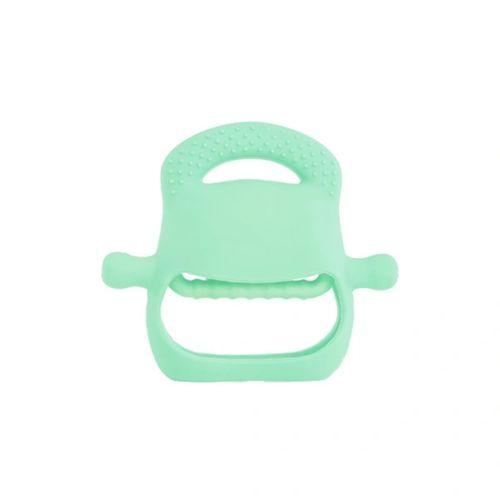 Açık Yeşil Bebek Silikon Diş Kaşıyıcı