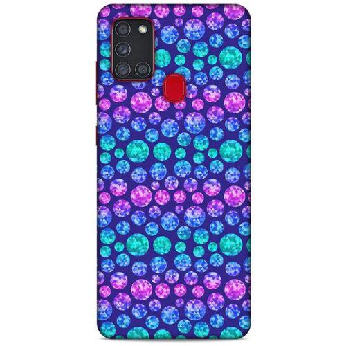 Geometrix 58 Samsung Galaxy A21s Kılıf Silikon Kapak