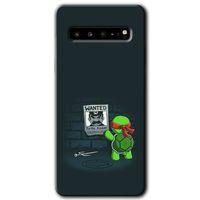 Potkal Hediye Fabrikası Samsung Galaxy S10 Plus Kılıf HD Desen Baskılı Arka Kapak - Kaplumbağa Avcısı