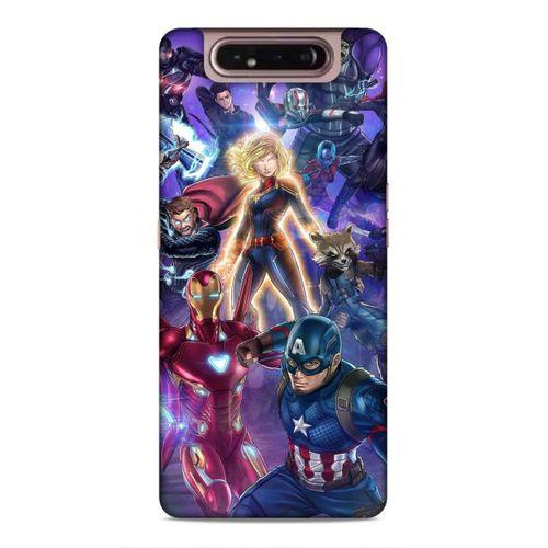 Samsung Galaxy A80 Uyumlu Kılıf BMovie (37) Silicone Cover Kaptan Amerika